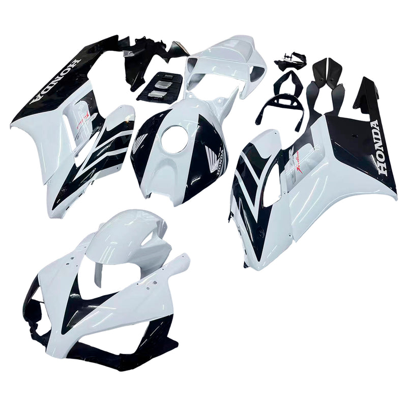 Fairings 2004-2005 Honda CBR 1000 RR White Black CBR Racing Generic