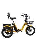 18" 7 Speed 48V 13AH 350W (peak 525W) Electric Tricycle with IPX7 Display Yellow