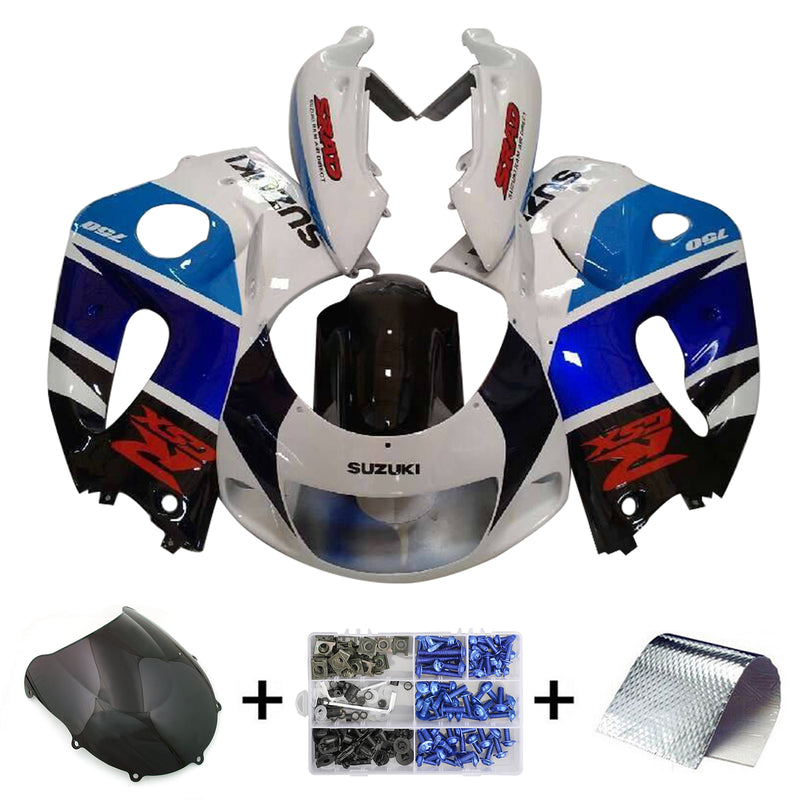 Amotopart Suzuki GSXR600 1996-2000 GSXR750 1996-1999 Fairing Kit Bodywork