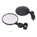 Black Adjustable Handlebar Mirror Folding Mirrors For 22-24 mm Enduro Handle bar
