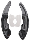 Carbon Look Steering Wheel Paddle Shifter Extension Covers Fit Lexus IS RC NX