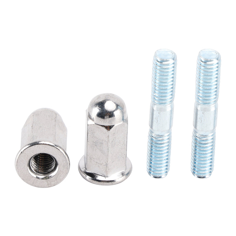 EXHAUST FLANGE STUDS NUTS GASKET COLLETS FITTING KIT FOR HONDA CB125 XL125 CG125