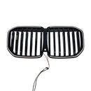 2023-2026 Fit BMW X7 G07 W/LED Black Single Line Front Bumper Grille Grill