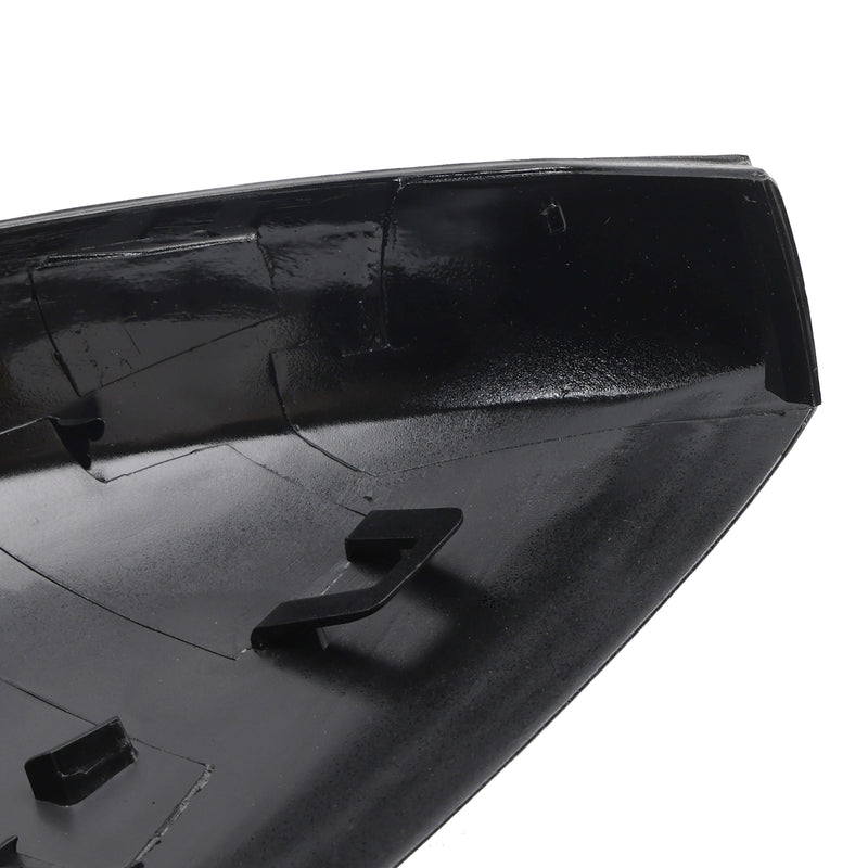 Side Mirror Covers Rearview Housing Black for VW Polo MK5 2009-2017