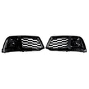 2018-2022 Fit Audi Q5 2PCS Front Bumper Cover Grill Grille Bezel Insert W/ACC