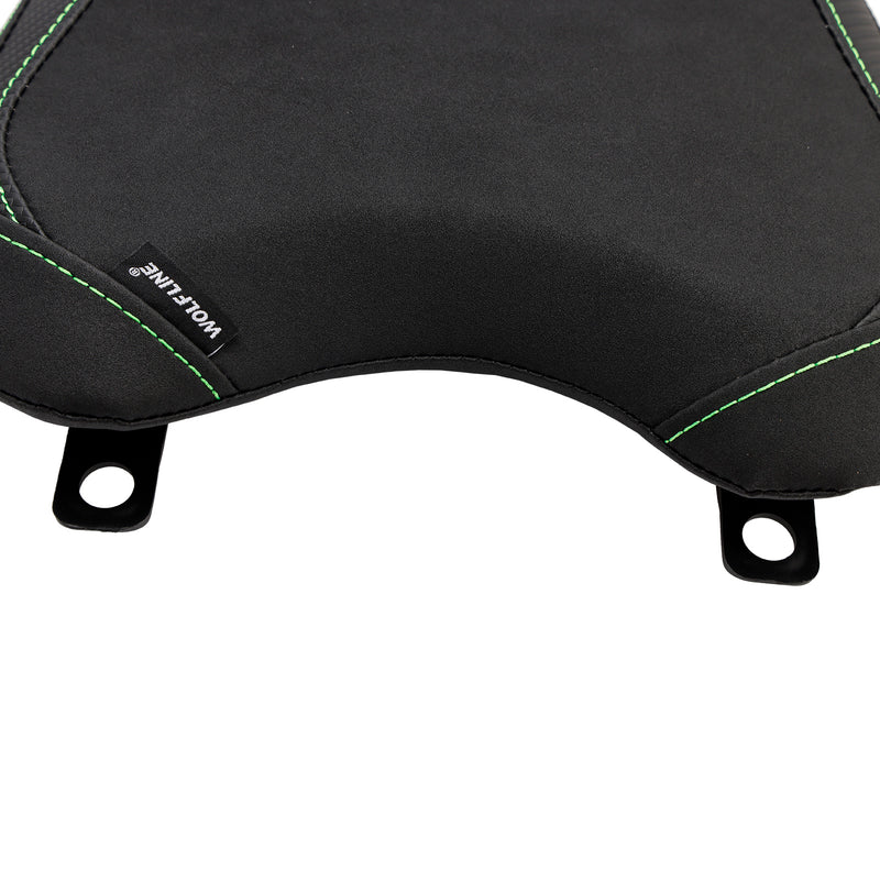 Front Driver Seat Raider Cushion Fit Green For Kawasaki Zx-10R/Rr 2021-2023 Green