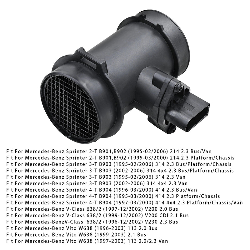 Mass Air Flow Meter Sensor For Mercedes-Benz W202 W210 Sprinter 2-T 0000941448