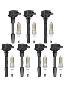 For Ford Mustang 2018-2020 V8 5.0L DG566 DG565 7x Ignition Coils Spark Plugs