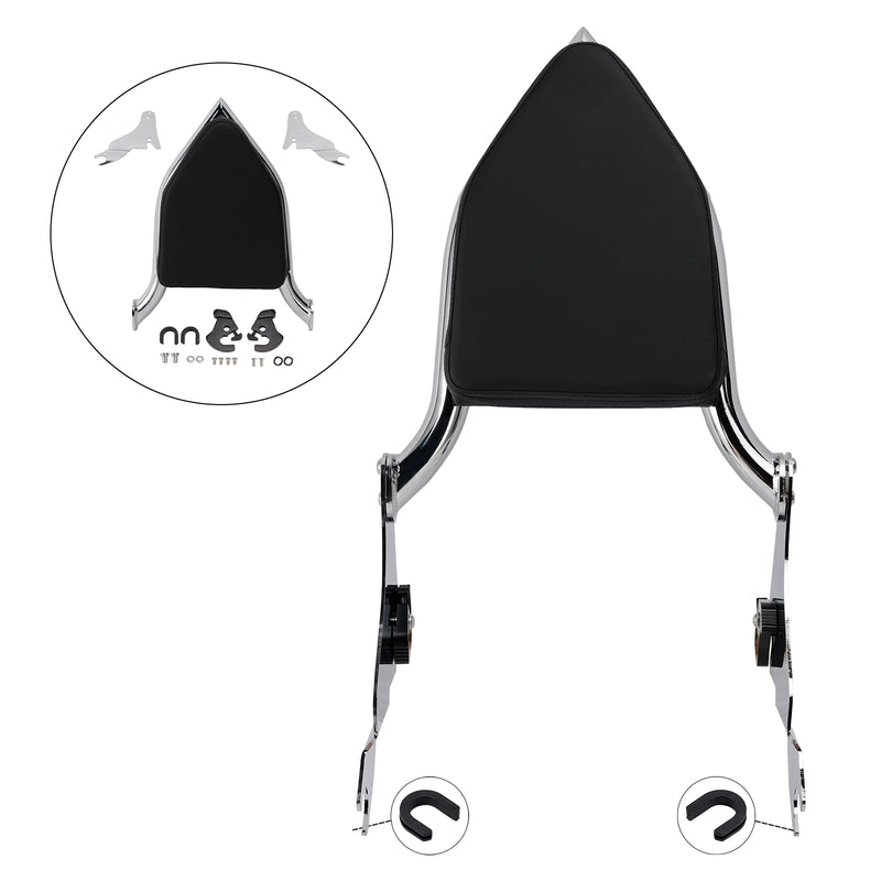 Passenger Sissy Bar Backrest for ROAD KING 2009-2022 STREET GLIDE 2009-2024