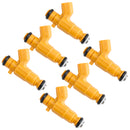 6PCS Fuel Injector 0280156129 Fit Vauxhall Vectra Fit Saab 9-3 2.8L 12581682