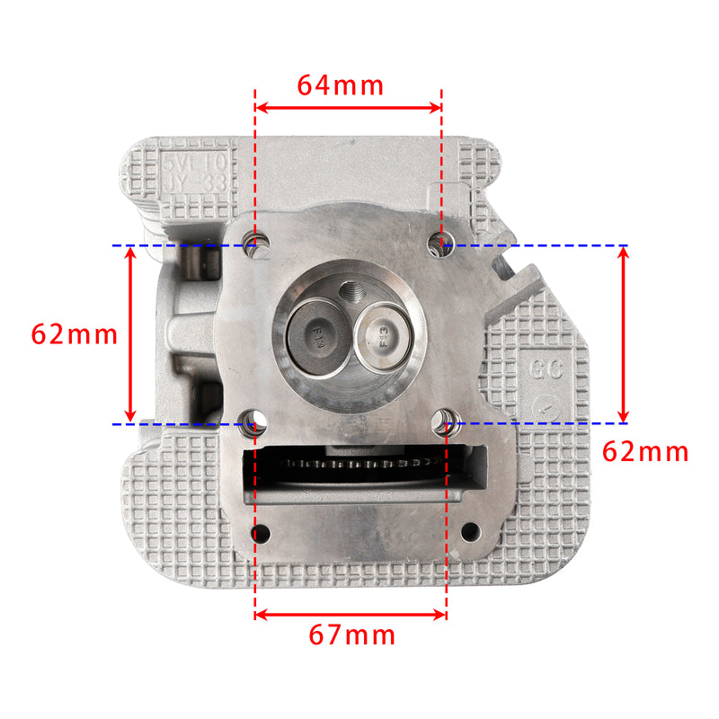 Engine Head Cylinder without EGR Fits Yamaha TT-R125 TTR125E TTR125LE 2000-2022