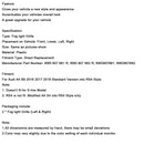 2PCS Front Fog Light Grill Lower Bumper Grille Fit AUDI A4 B9 2016-2018