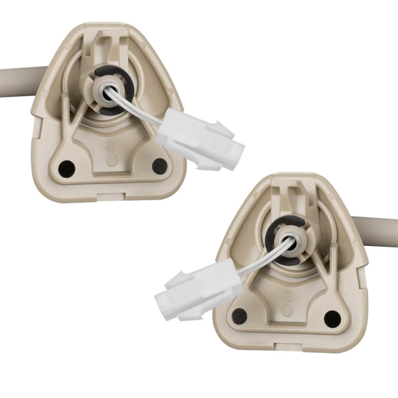 2PCS Beige Sun Visor Left & Right 96401-3TA2A 96400-3TA2A For Nissan Altima 2013-2018