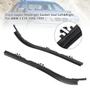 Front Upper Headlight Gasket Seal Left&Right For BMW 5 E39 1996-1999