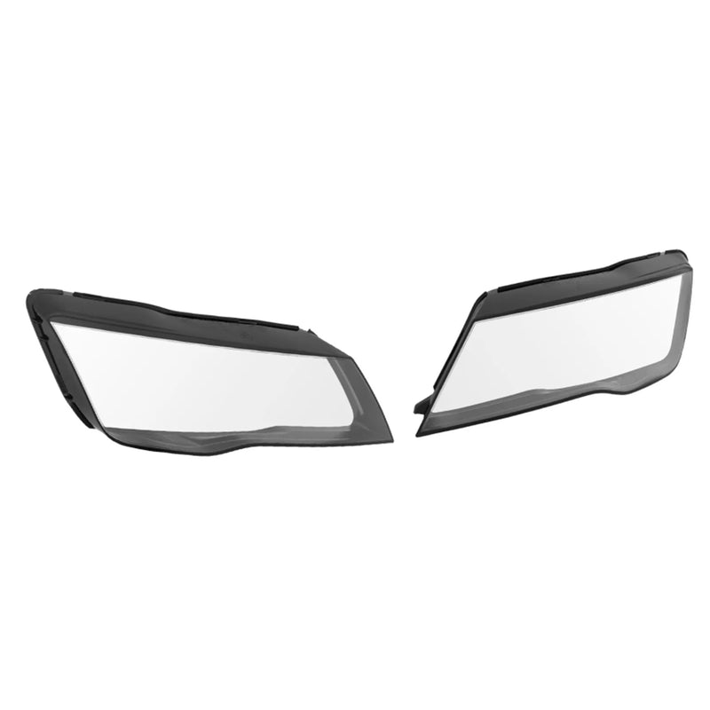 2Pcs Front Headlight Lens Cover Shell Clear For Audi A7 S7 RS7 2012-2015