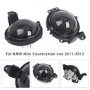 Pair Front Bumper Fog Light For Mini R55 R56 R58 R59 R60 63172751295 Smoke Lens