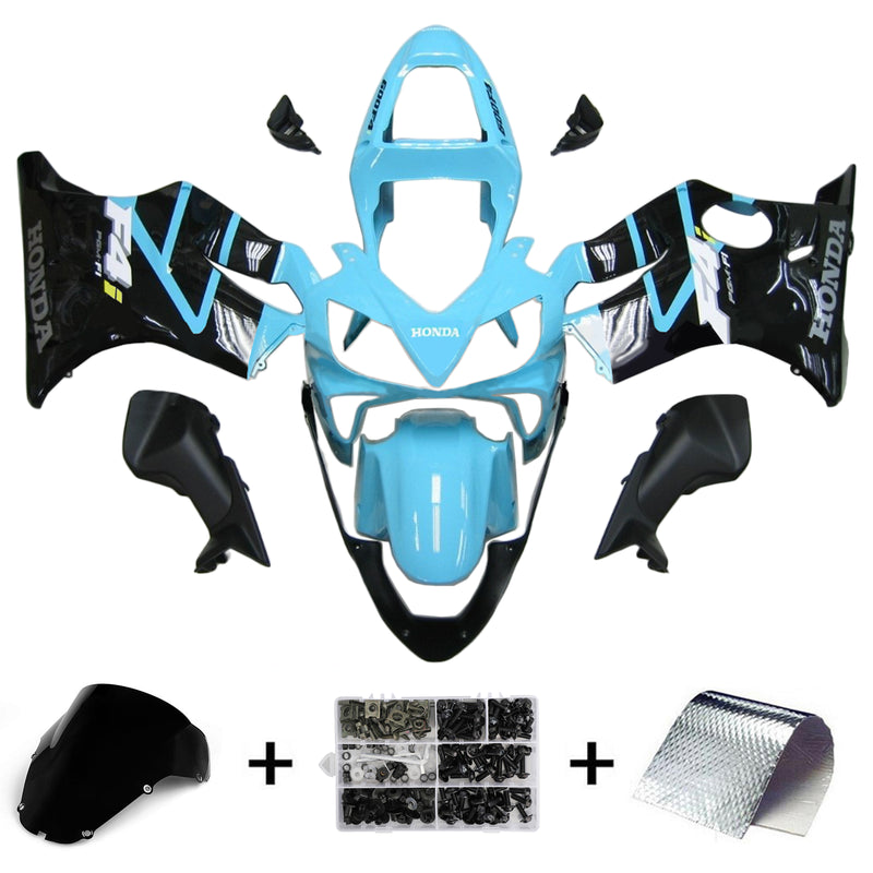 Amotopart Honda CBR600 F4i 2001-2003 Fairing Kit Bodywork Plastic ABS