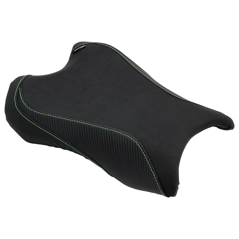 Front Driver Seat Raider Cushion Fit Green For Kawasaki Zx-10R/Rr 2021-2023 Green