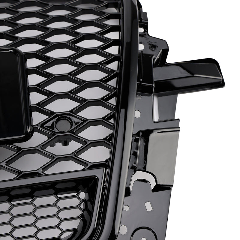 Gloss Black Front Honeycomb Bumper Grille Grill Fit Audi Q5 2013-2017