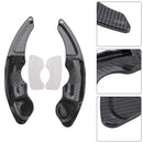 Carbon Look Steering Wheel Paddle Shifter Extension Covers Fit Lexus IS RC NX