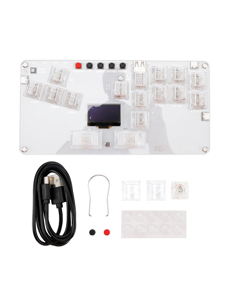 MustFun Hitbox Mini Stickless Controller For PC/PS3/PS4/Switch Other Game Device