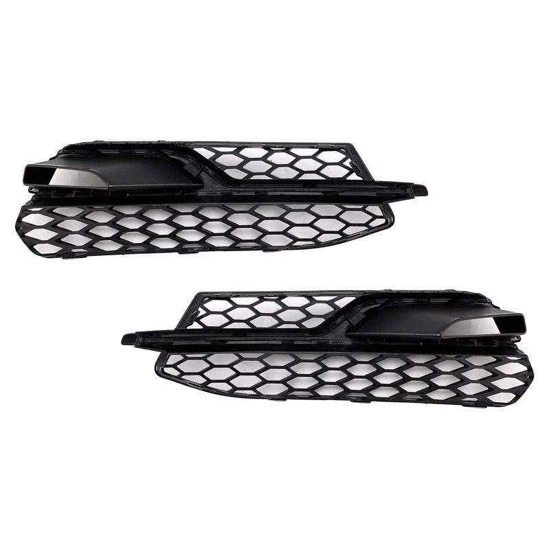 Front Lower Fog Light Cover Grille Grill Fit AUDI A3 S3 S-Line 2013-2016