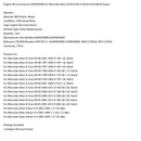 1997-2004 Mercedes-Benz A-Class W168 A 140 1.4L Hatch Engine Oil Level Sensor 6409050000 V30720121