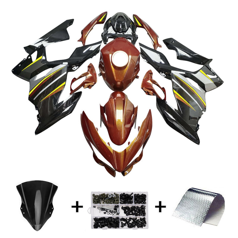 Injection Fairing Kit Bodywork Plastic ABS fit For Kawasaki EX400 Ninja400 2018-2024