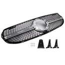Diamond Front Bumper Grille Fit Mercedes-Benz X253 GLC250 GLC300 2020-2022