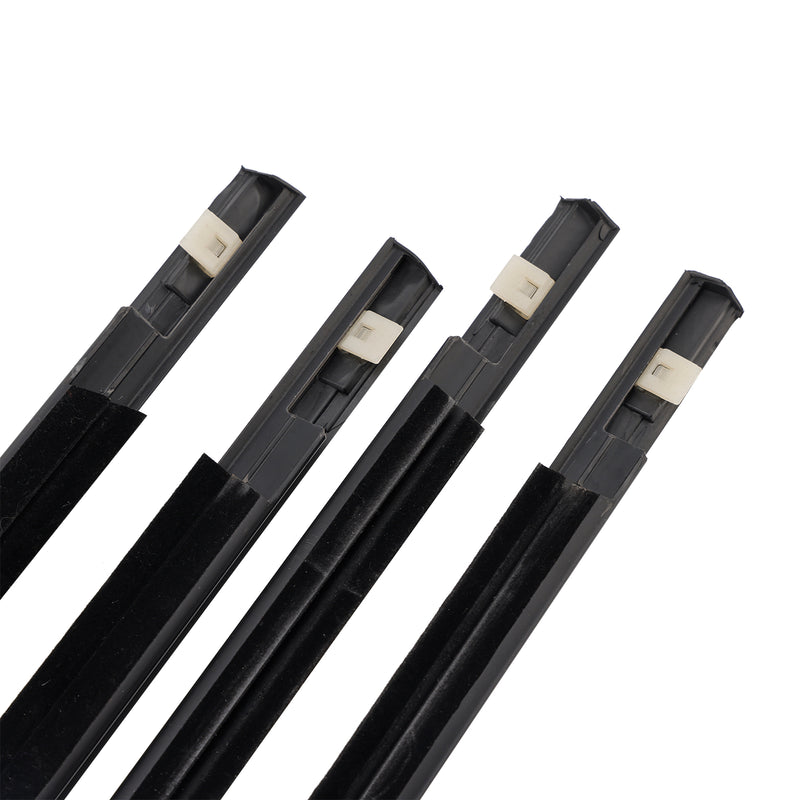 4PCS Door Glass Belt Outer Molding Weatherstrip For Suzuki Grand Vitara 09-13