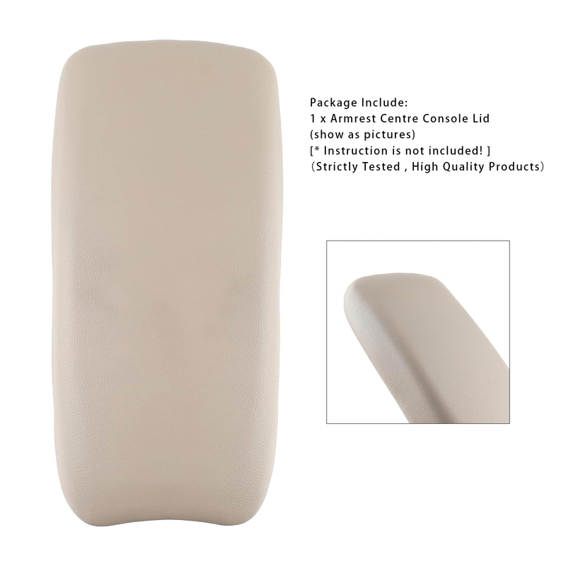 Beige Leather Armrest Centre Console Lid For Honda CIVIC 2006-2009