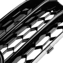 Front Bumper Honeycomb Fog Grille Cover For Audi A1 2010-2014 Black