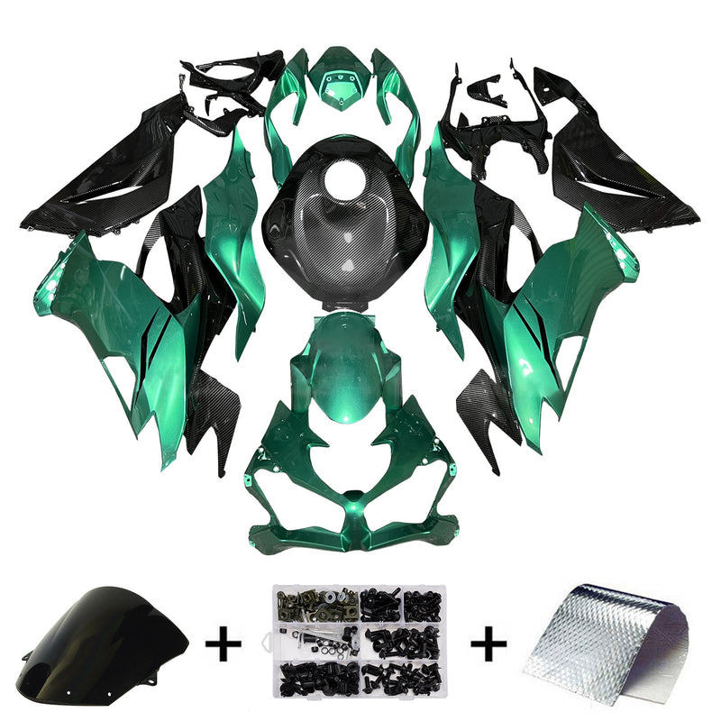 Injection Fairing Kit Bodywork Plastic ABS fit For Kawasaki ZX6R 2019-2023