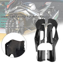 Lower Side Fairings Full Belly Pan Plate Cover For Aprilia RSV4 2021-2024