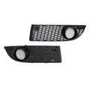 2005-2007 Volkswagen Bora Black Front Honeycomb Fog Light Grille Cover