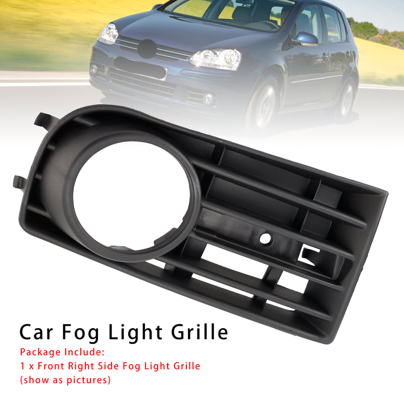Front Right Side Bumper Grille Fog Light Grill For VW Golf V MK5 2005-2009