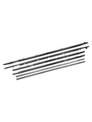 6PCS Door Belt Molding Fit For Toyota Land Cruiser 80 Series 1991-1997