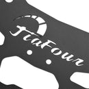 BLACK ALUMINUM TOP RACK CARRIER LUGGAGE PLATE FOR HUSQVARNA NORDEN 901 2021-2024