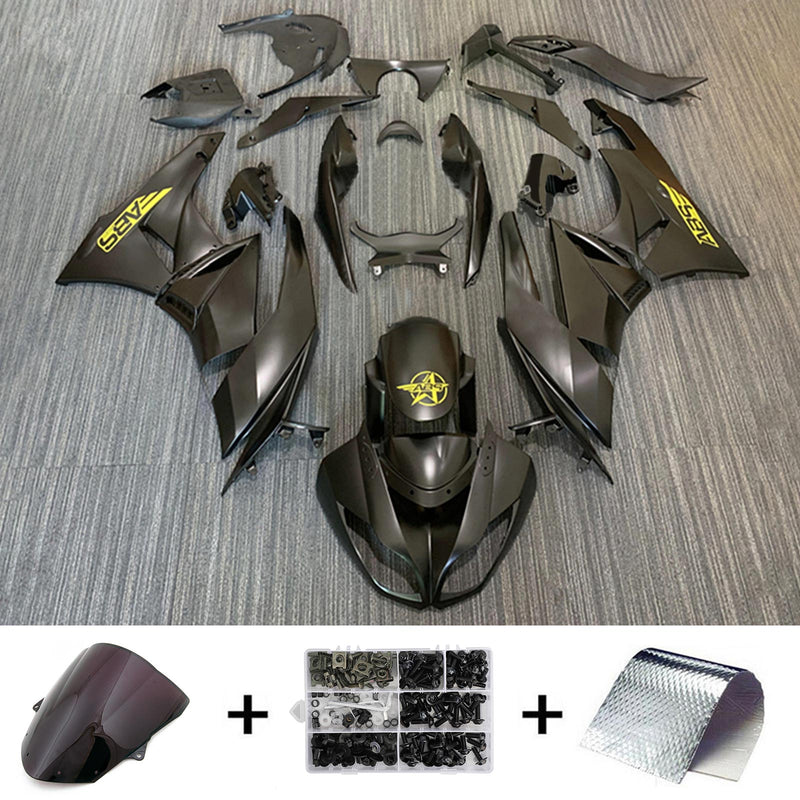 Amotopart Kawasaki ZX6R 636 2009-2012 Fairing Kit Bodywork Plastic ABS