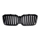 Front Bumper Kidney Grille Fit BMW X3 G01 X4 G02 2022-2025 Glossy Black