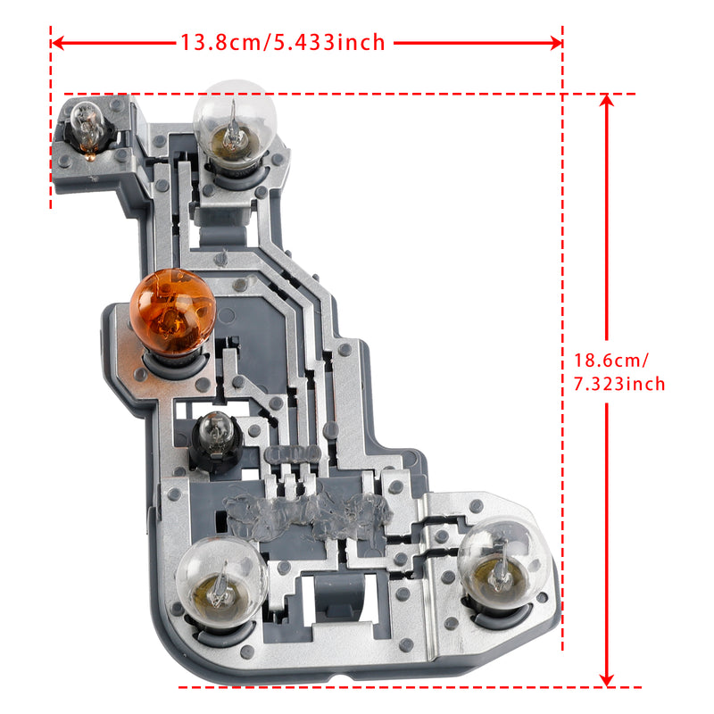 LH+RH Rear Lamp Bulb Holder A2048201700 For Mercedes-Benz S204 C Estate 07-10