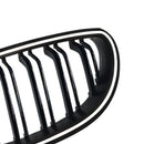 2004-2009 For BMW 5 Series Touring E61 520i 523i 525i 528i 530i 535i 540i 545i 550i 2PCS Glossy Black Front Sport Kidney Grille