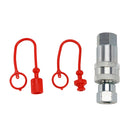 1/4" NPT Hydraulic Quick Connect Coupler ISO A 7241 Male & Female
