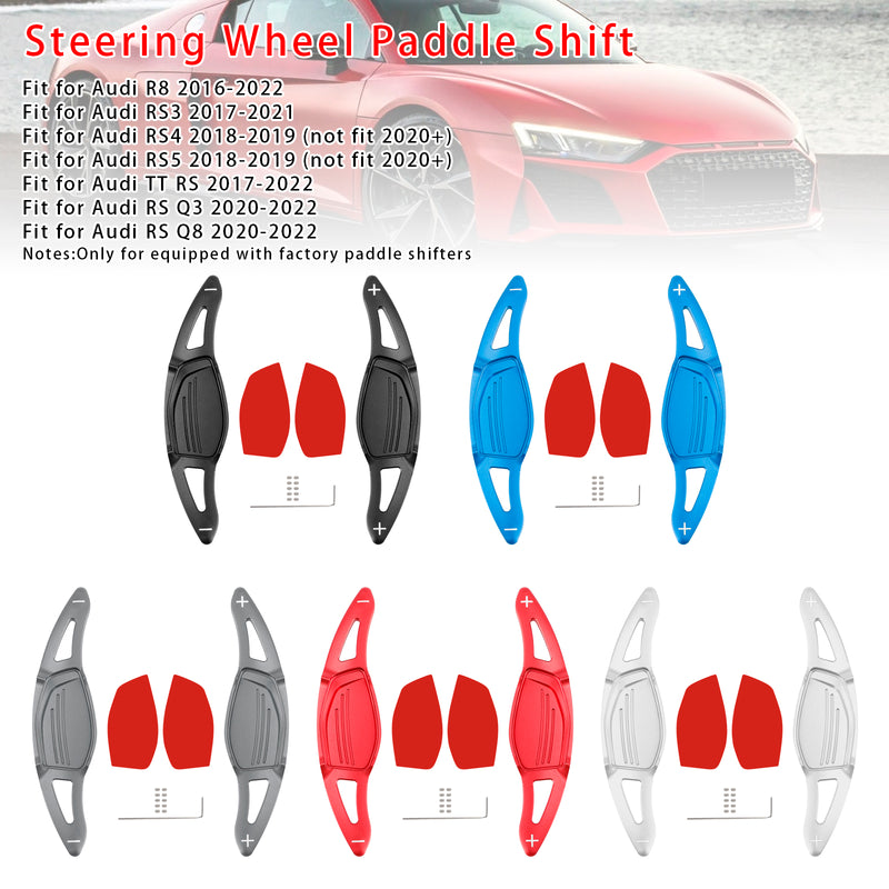 Steering Wheel Paddle Shifter Extension For Audi RS5 RS3 TT RS Aluminium