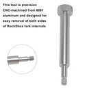 Fork Lower Leg Removal Tool-Threaded punch to remove spring/damper side For Rockshox