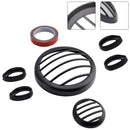 Headlight Guard Shield Cover Grille Black Kit Fit For Yamaha Pg-1 2023-2024