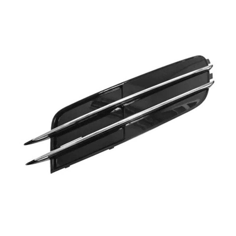 1 Pair Front Bumper Fog Light Grill Cover Bezel For Audi A6 C7 2012-2014