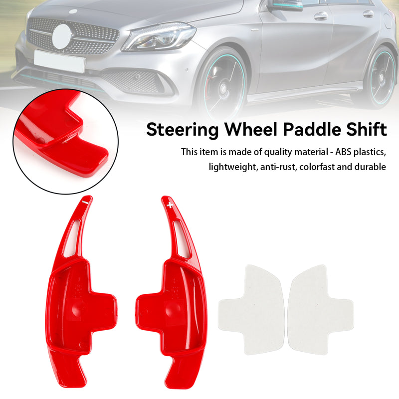 Red Steering Wheel Shift Paddle Shifter Extension Fit Mercedes-Benz A B C E S G