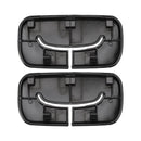 2X Rear Black Seat Belt Bezel 1AP31DX9AA For Jeep Wrangler JK 2011-2018