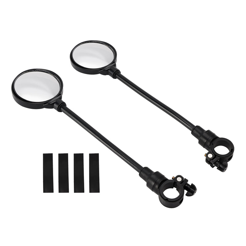 Rotatable Adjustable Wide Angle Rear View Bike Handlebar Mirror 2 Pack